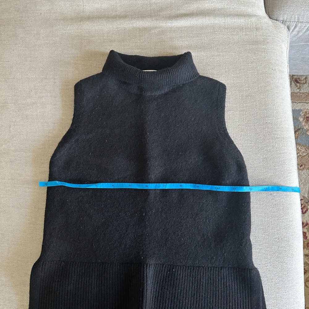Aritzia Babaton Merino Wool Black Sleeveless Turtleneck - Picture 10 of 12